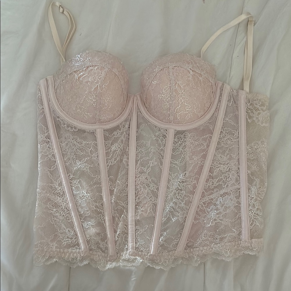 Victoria's Secret Cream Lace Corset